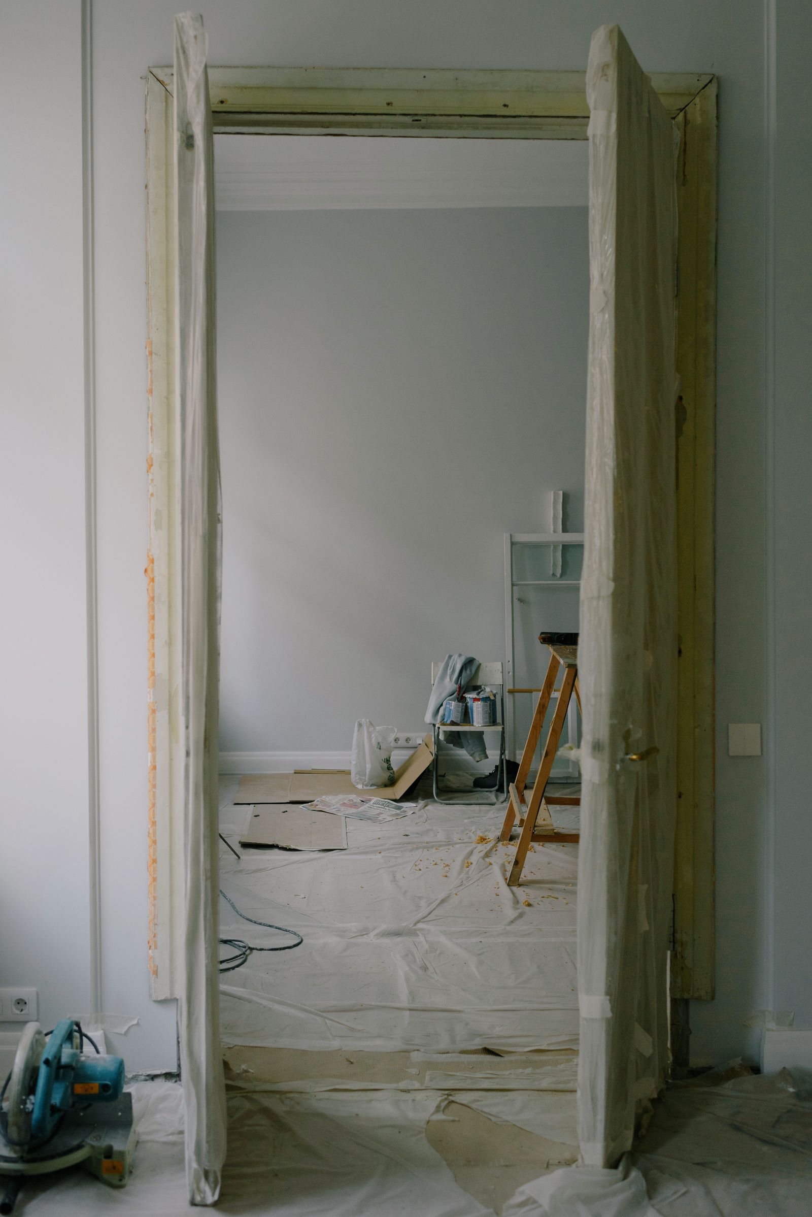 Vivienda en obra antes de la reforma